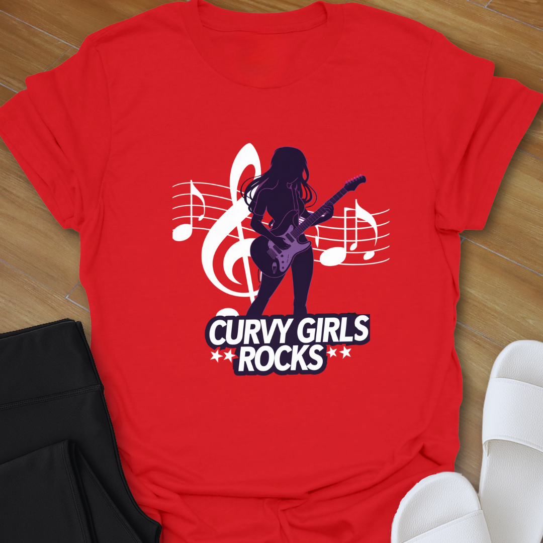 Curvy Girls Rocks T-Shirt