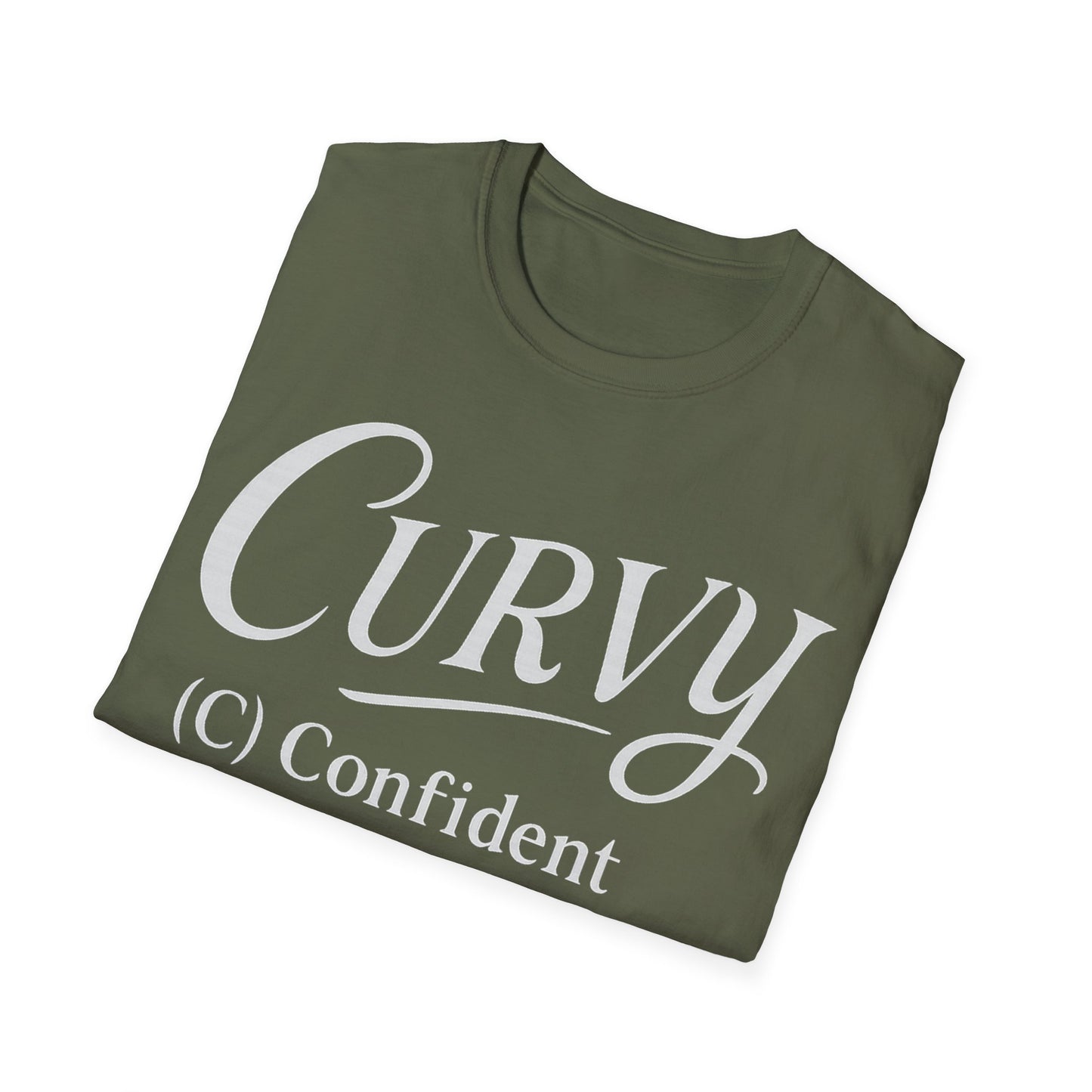 Curvy - spell it out T-Shirt