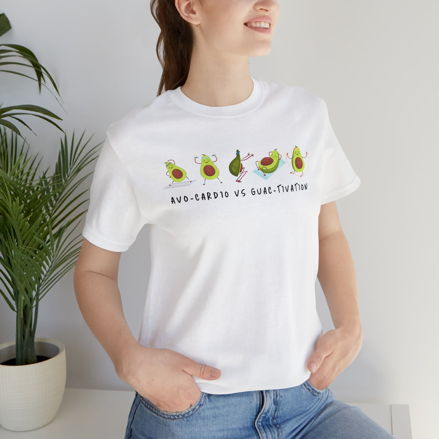 Avo-cardio vs Guac-tivation Tee Printify