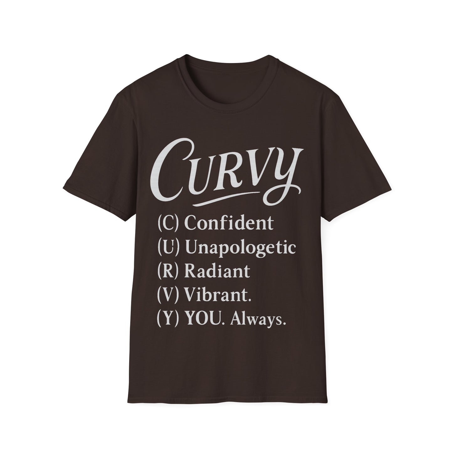 Curvy - spell it out T-Shirt
