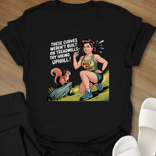 Curvy Girl Uphill Hiker T-Shirt