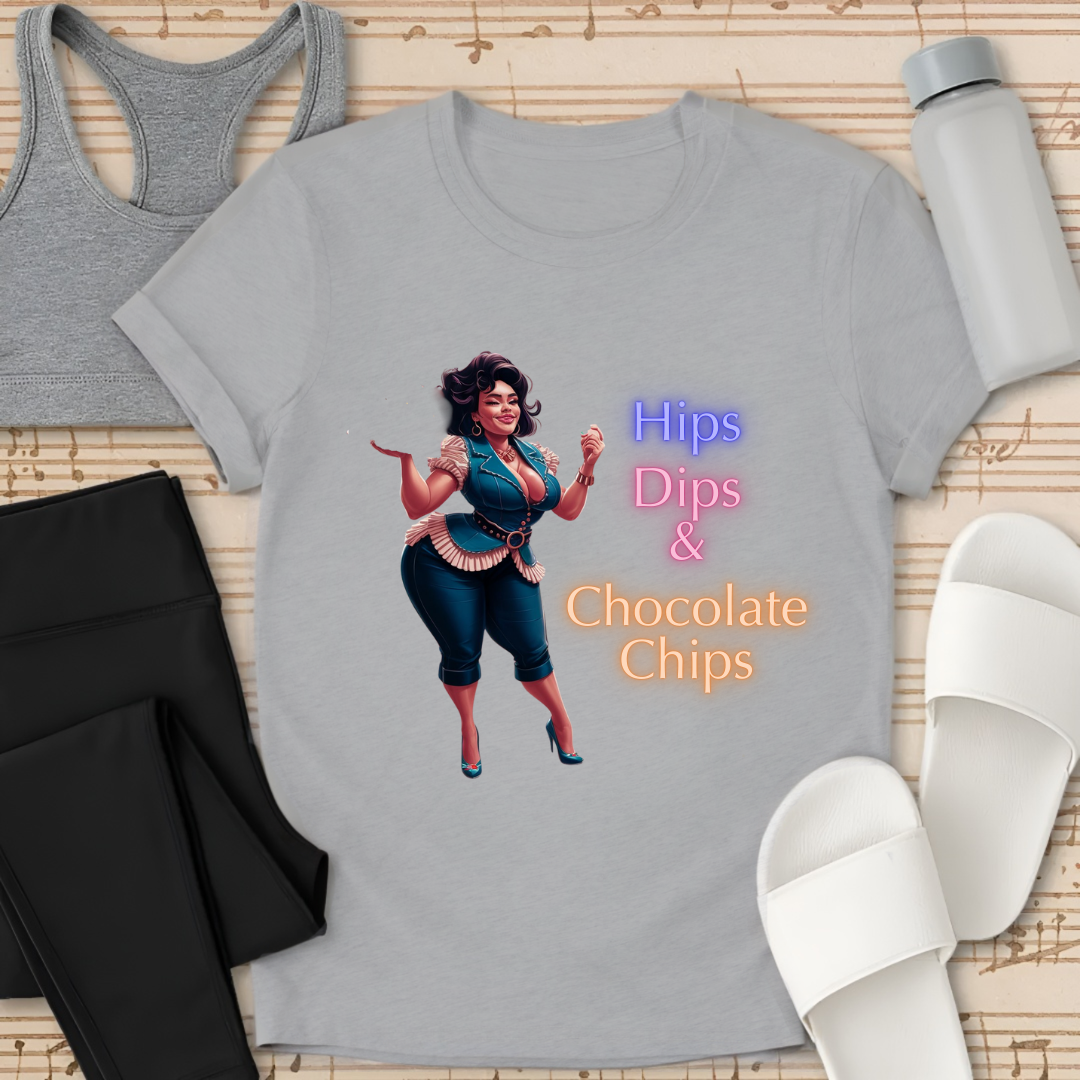 Hips, Dips, & Chocolate Chips T-Shirt