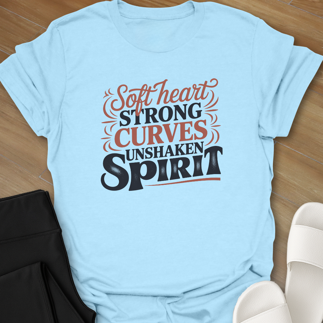 Curvy Girl Unshaken Spirit T-Shirt