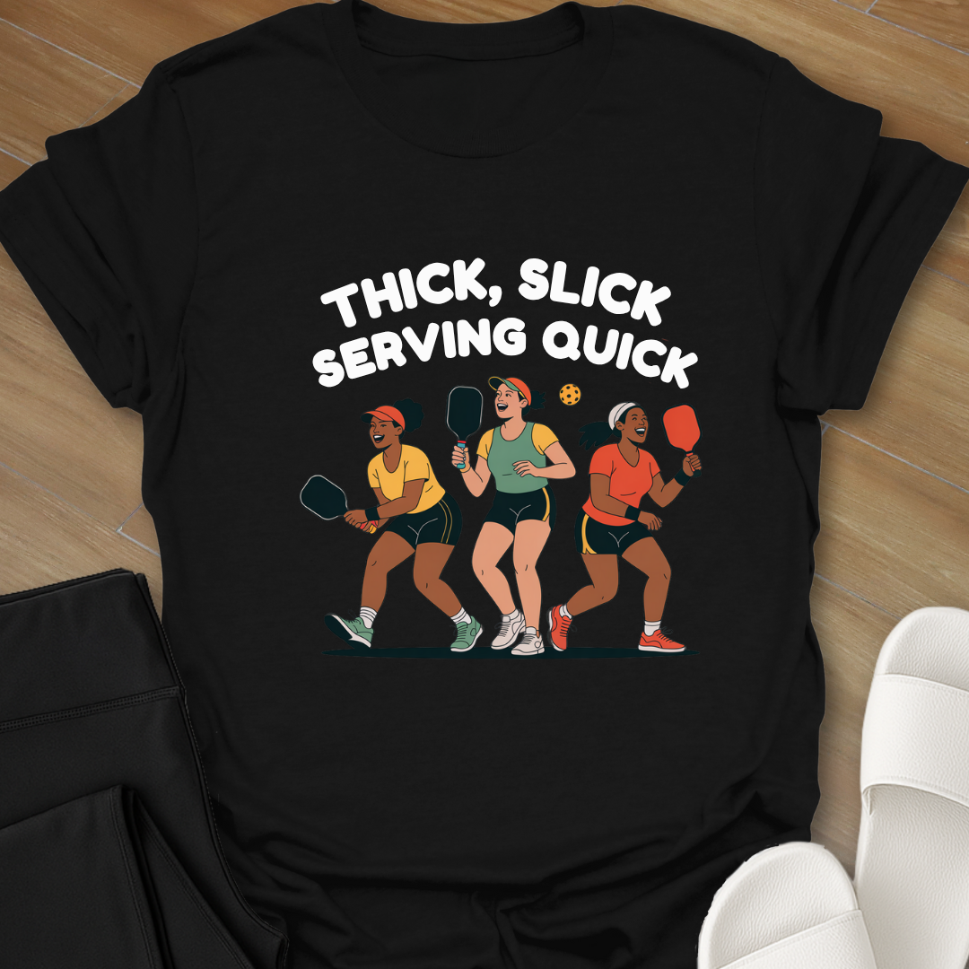 Pickleball: Serving Quick T-Shirt