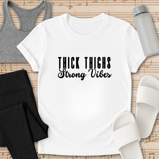 Thick Thighs Strong Vibes T-Shirt
