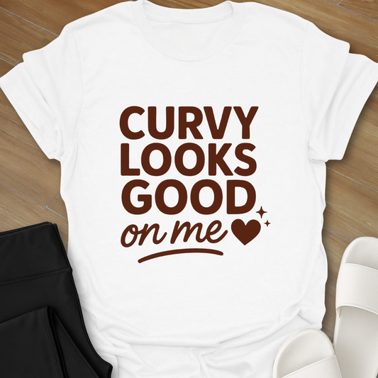 Curvy Girl Looks Good T-Shirt