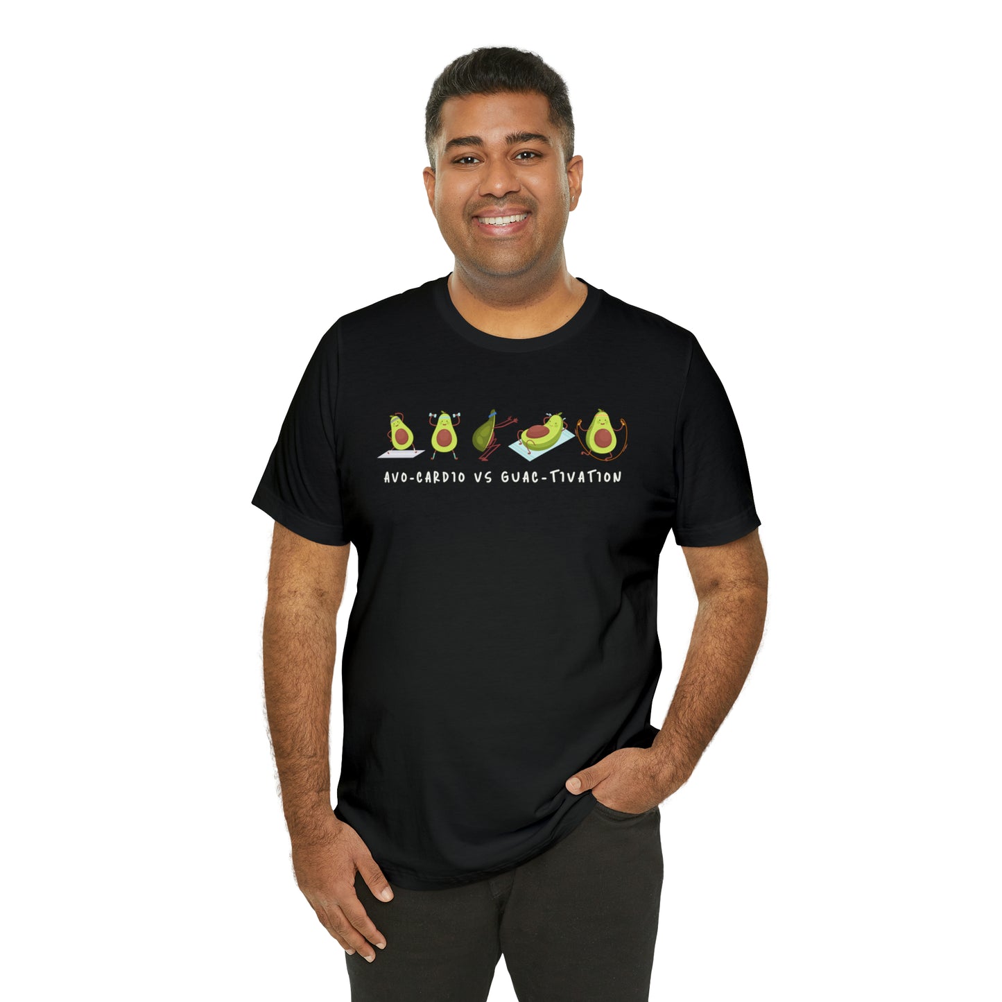 Avo-cardio vs Guac-tivation Tee Printify