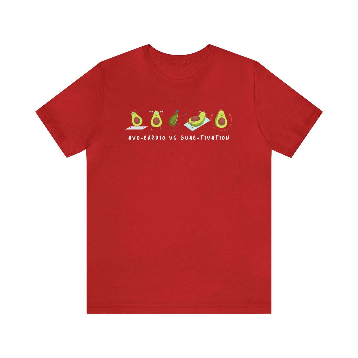 Avo-cardio vs Guac-tivation Tee Printify