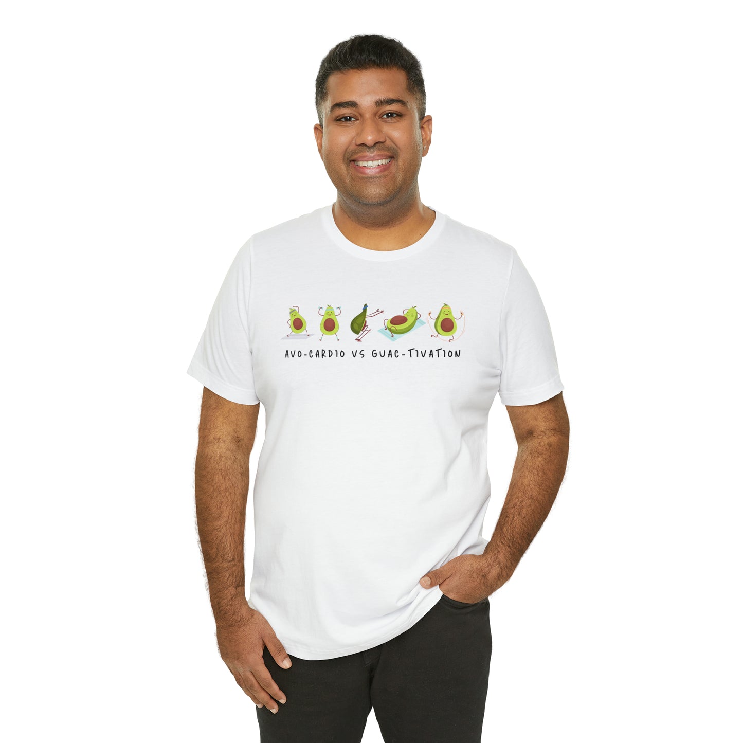 Avo-cardio vs Guac-tivation Tee Printify