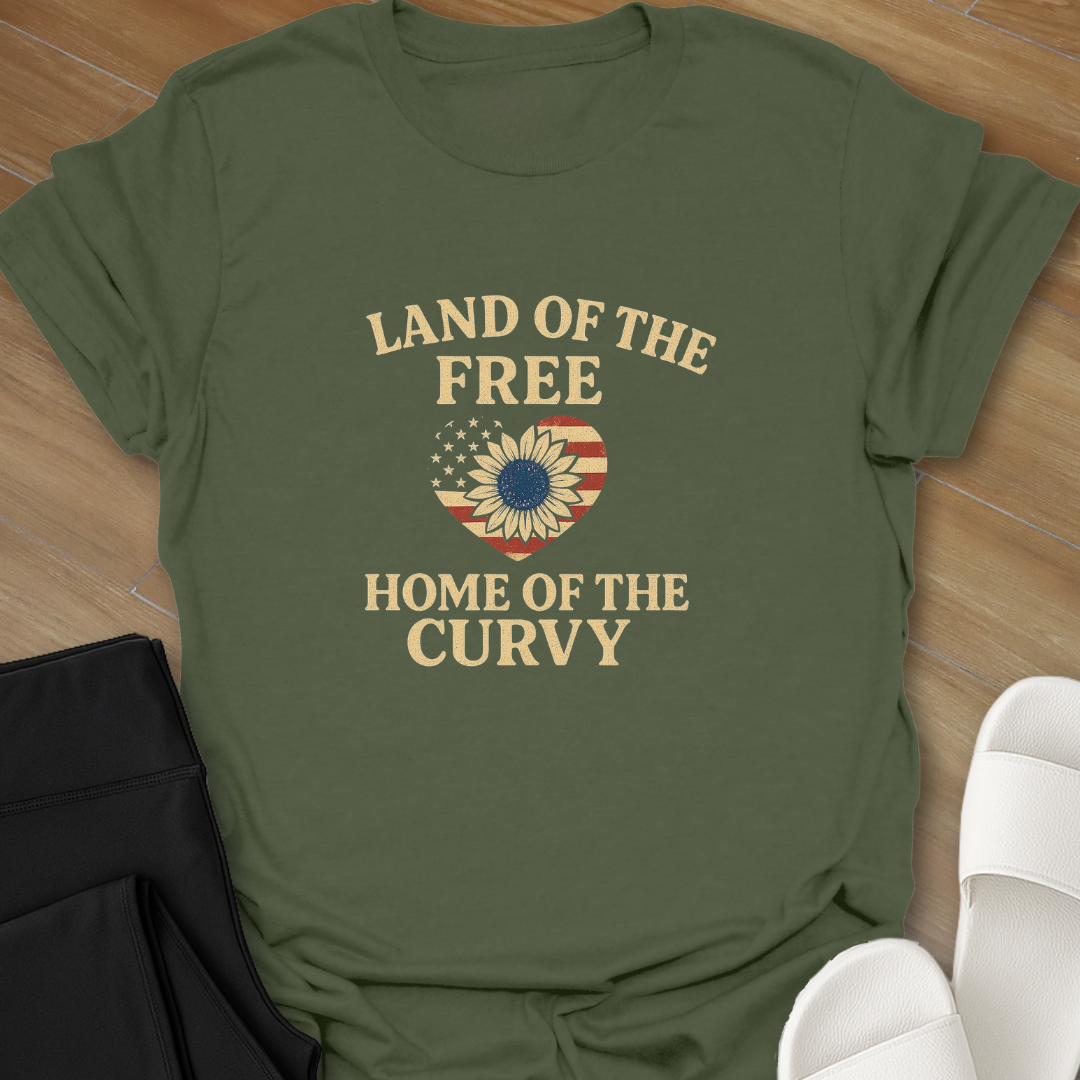Home Of The Curvy T-Shirt