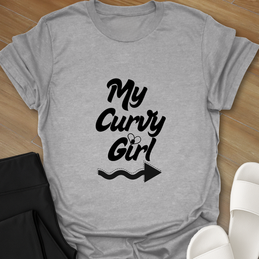 Curvy Girl Arrow T-Shirt