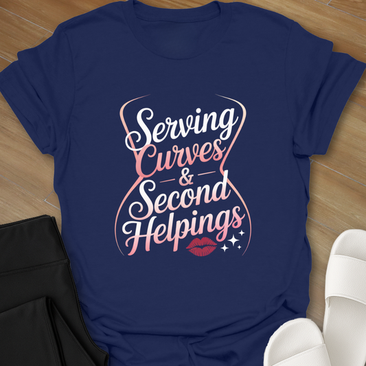 Serving Curves T-Shirt