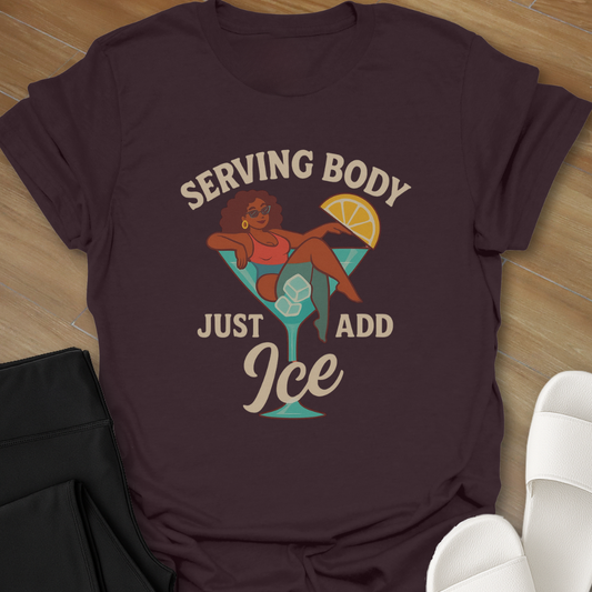 Curvy Serving Body T-Shirt