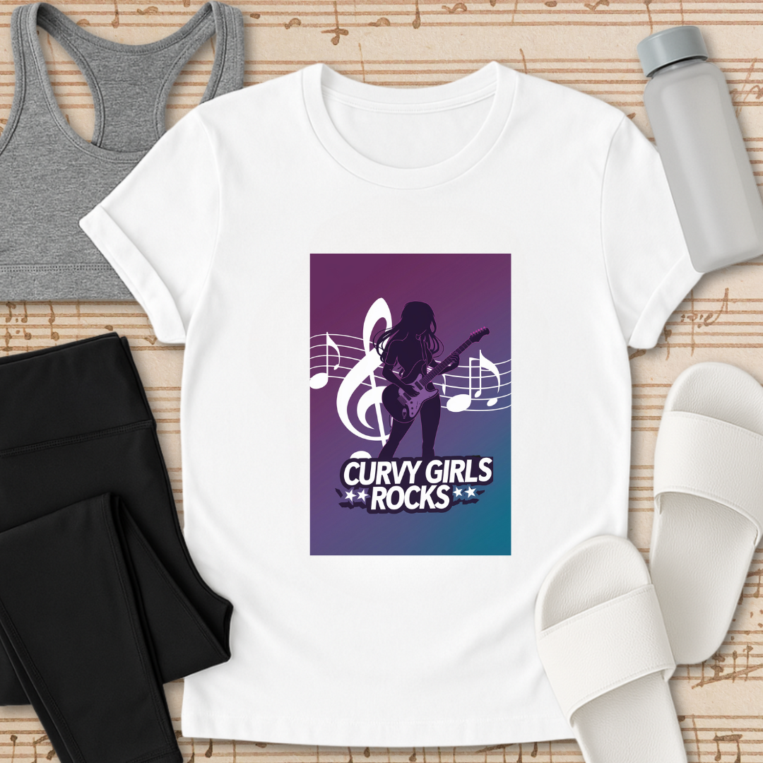 Curvy Girls Rocks T-Shirt