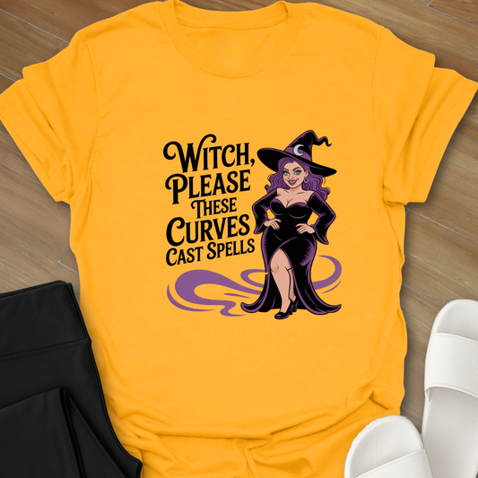 Curves Cast Spells T-Shirt