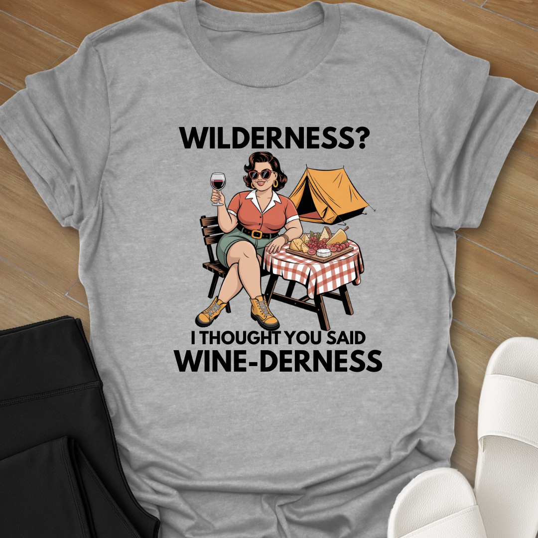 Curvy Girl Wine-Derness T-Shirt