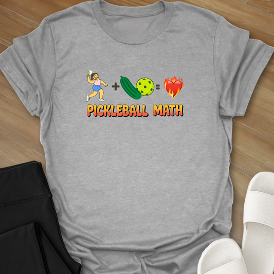 Curvy Pickleball Math T-Shirt