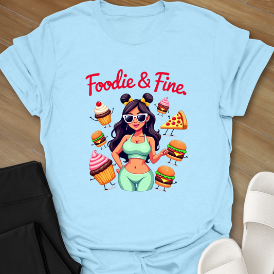 Curvy Foodie & Fine T-Shirt