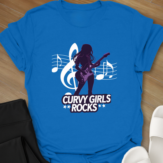 Curvy Girls Rocks T-Shirt