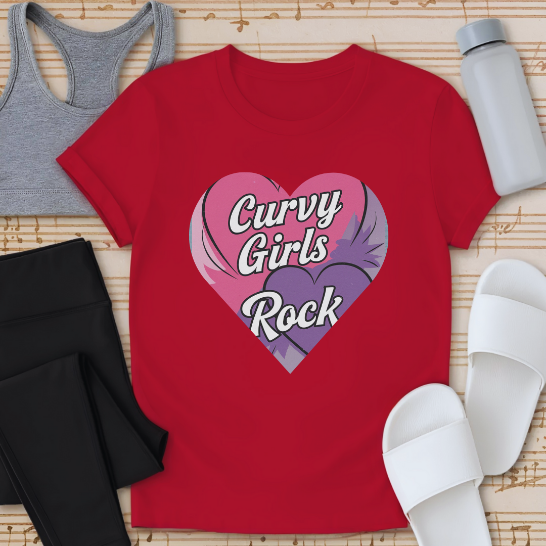 Curvy Hearts T-shirt