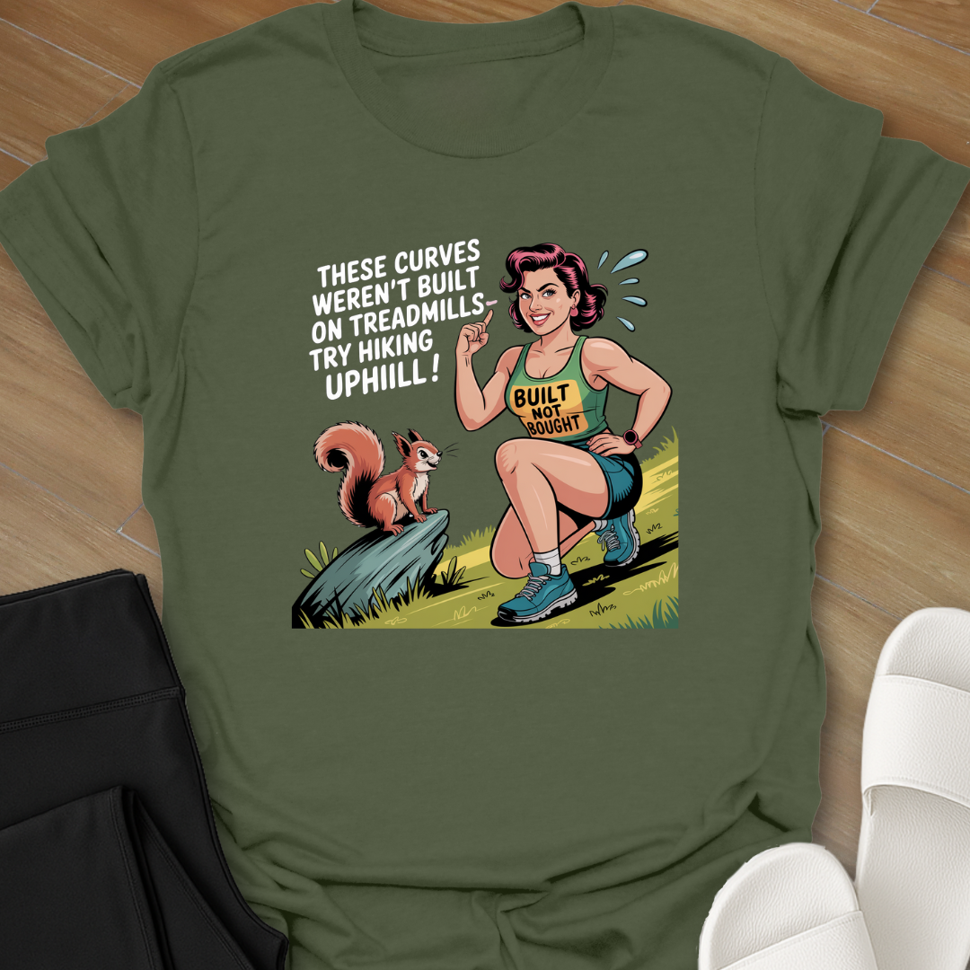 Curvy Girl Uphill Hiker T-Shirt