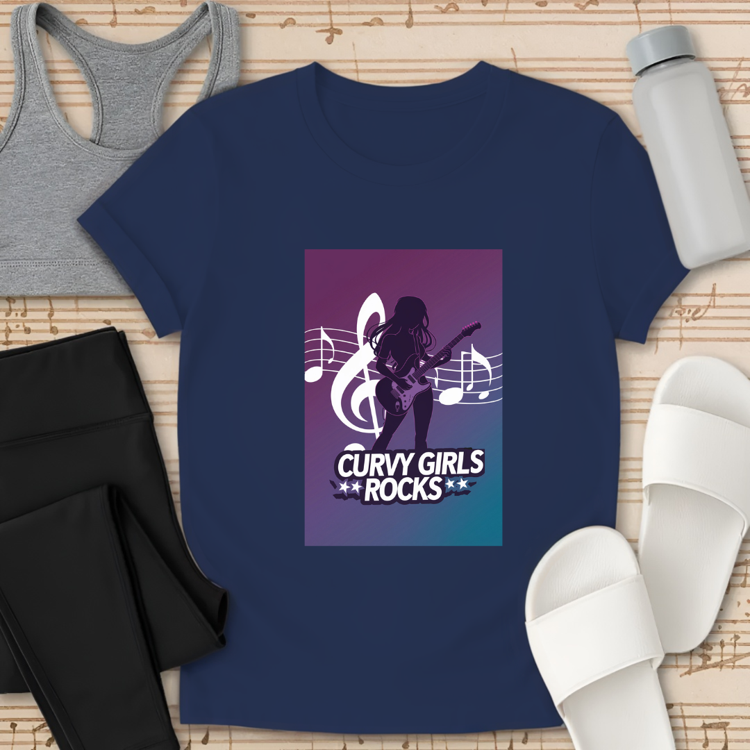 Curvy Girls Rocks T-Shirt