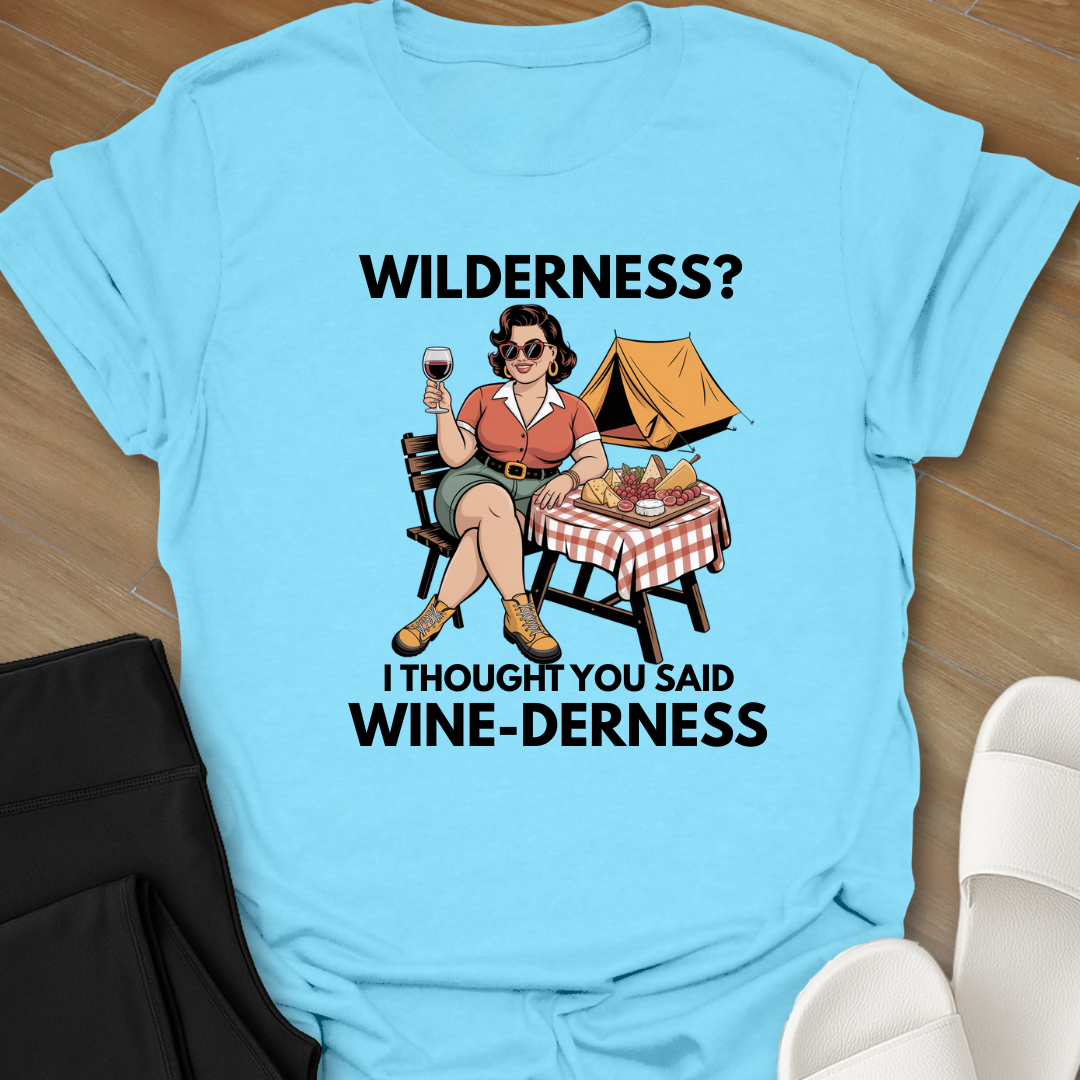 Curvy Girl Wine-Derness T-Shirt
