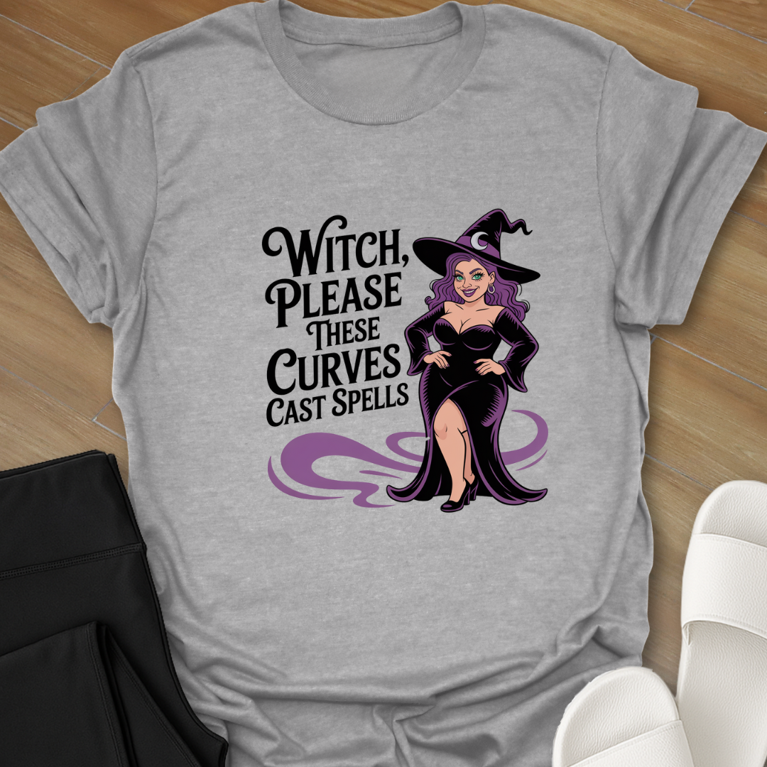 Curves Cast Spells T-Shirt