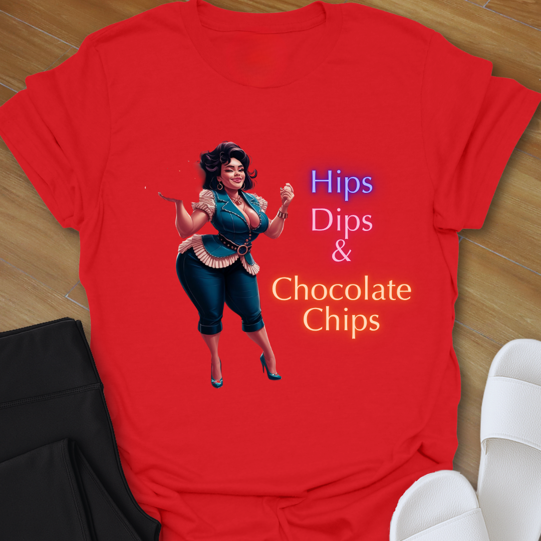 Hips, Dips, & Chocolate Chips T-Shirt