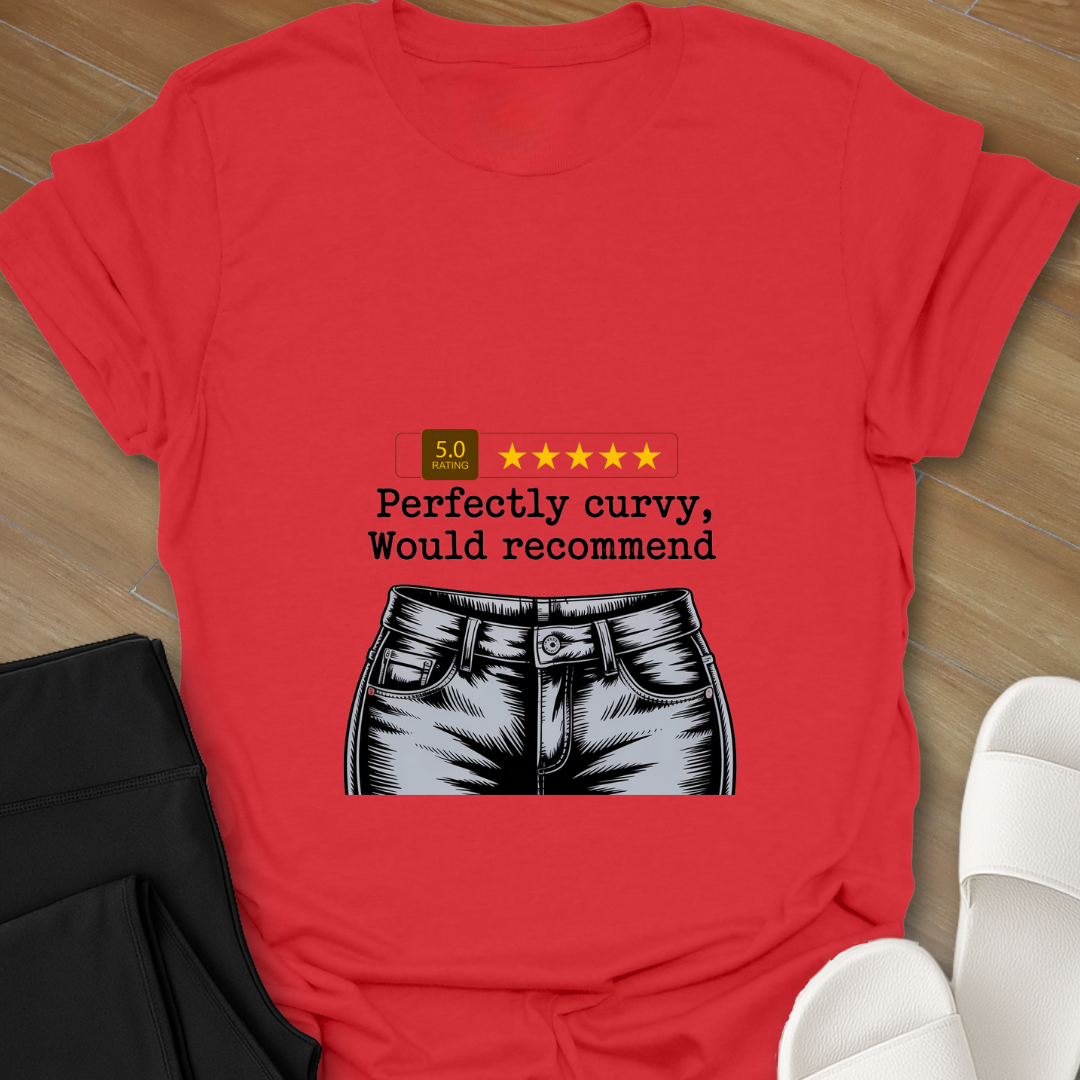 Perfectly Curvy 5 Stars T-Shirt