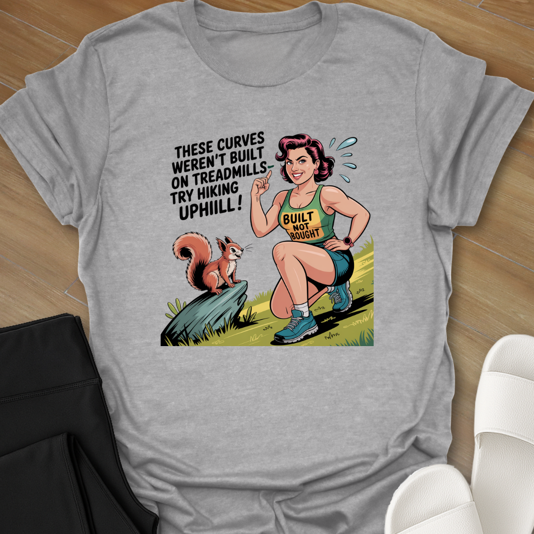 Curvy Girl Uphill Hiker T-Shirt