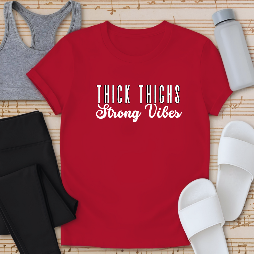 Thick Thighs Strong Vibes T-Shirt