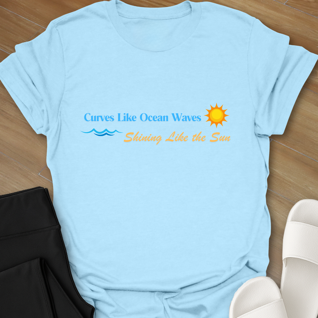 Curves Like Ocean Waves T-Shirt
