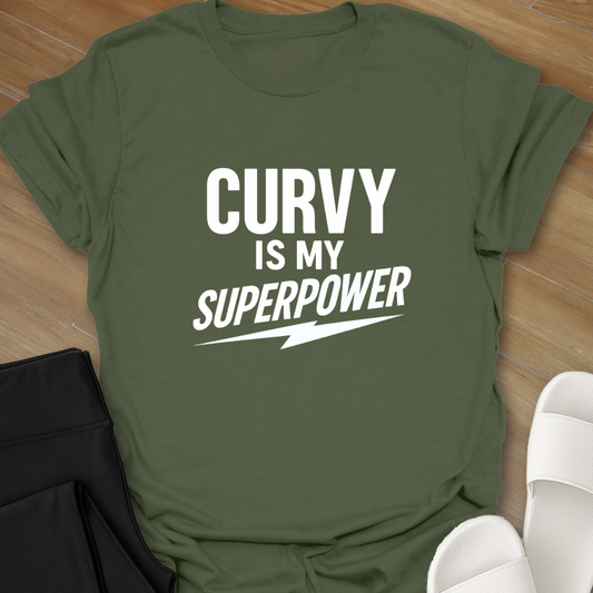Curvy Is My Superpower T-Shirt
