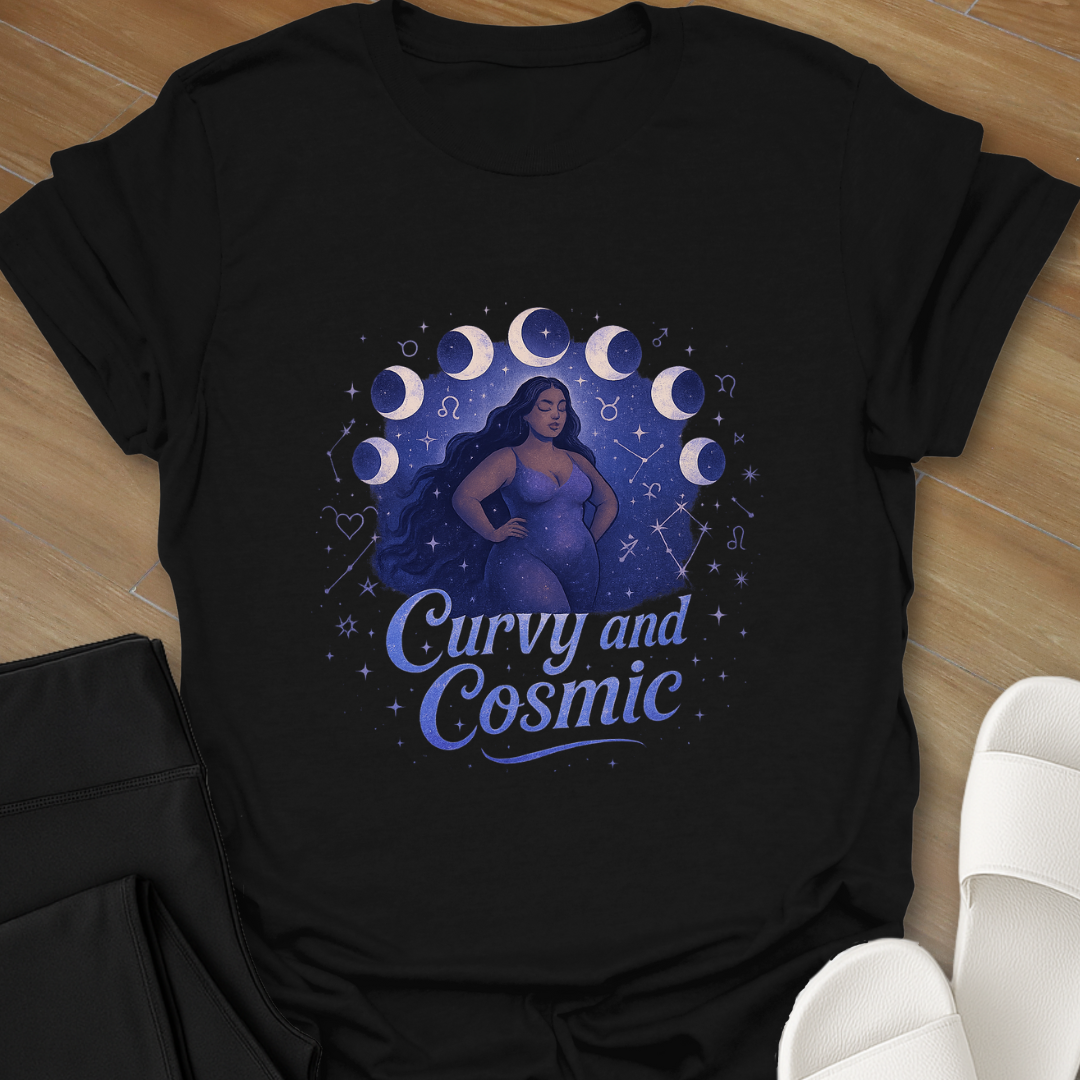 Curvy and Cosmic T-Shirt