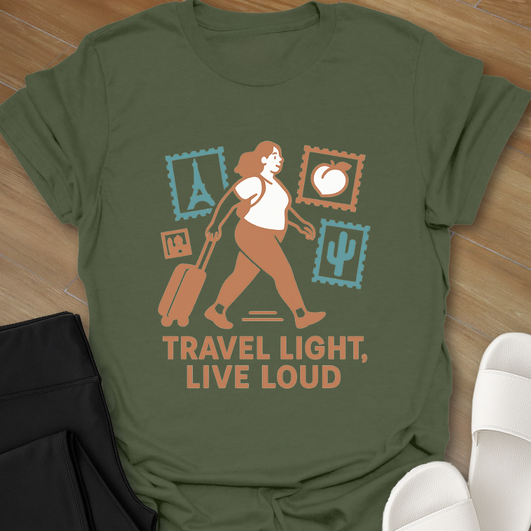 Travel Light Live Loud T-Shirt