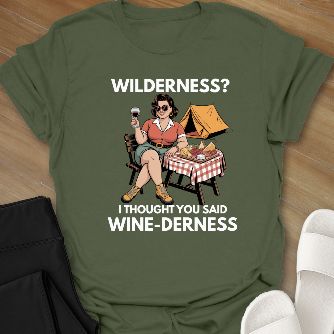 Curvy Girl Wine-Derness T-Shirt