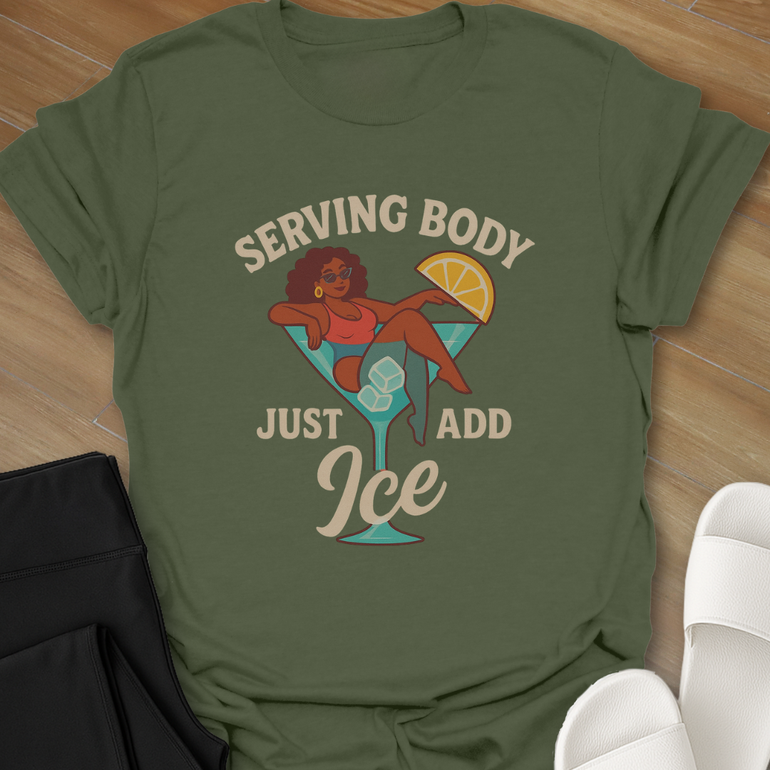 Curvy Serving Body T-Shirt