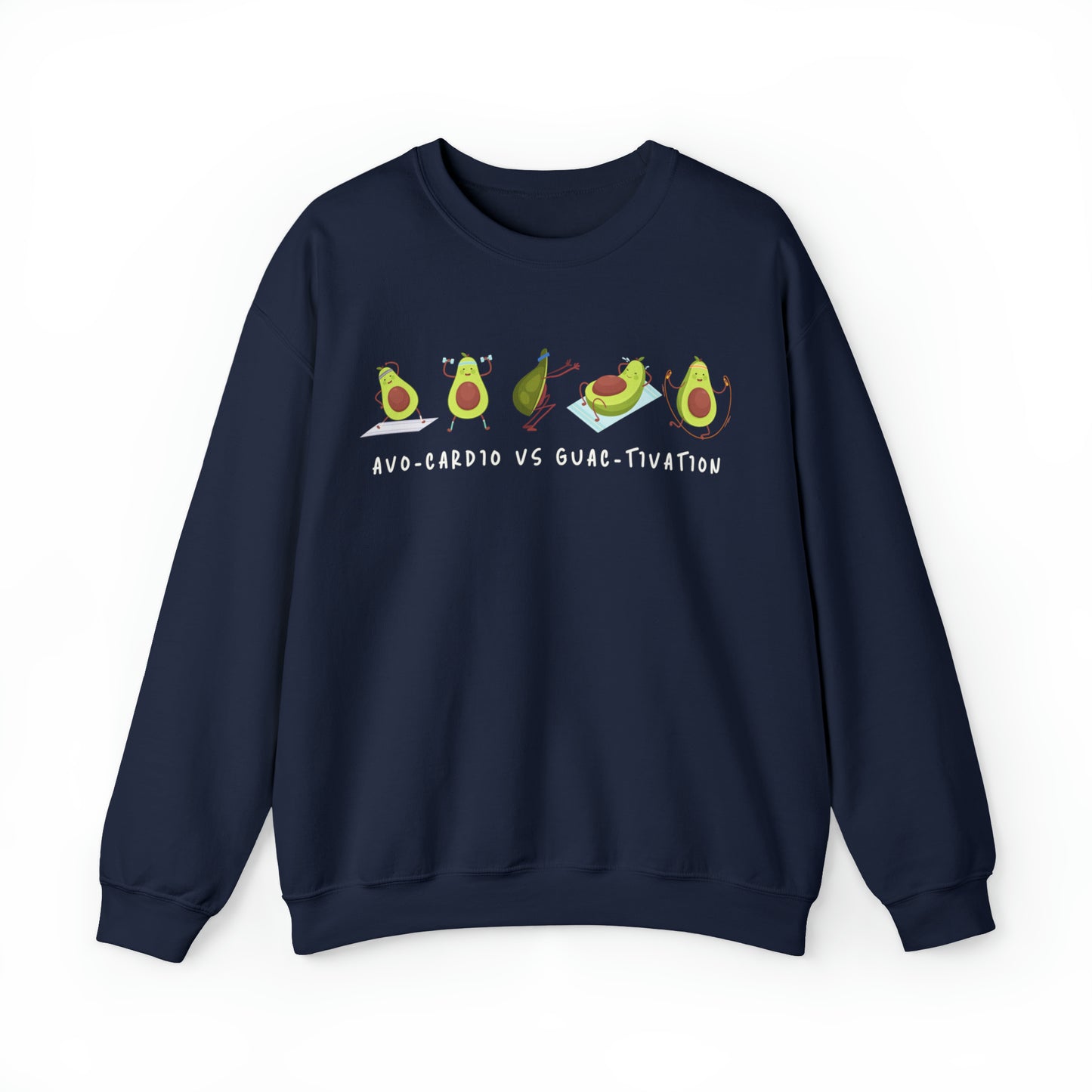 Avo-cardio vs Guac-tivation Heavy Blend™ Sweatshirt Printify