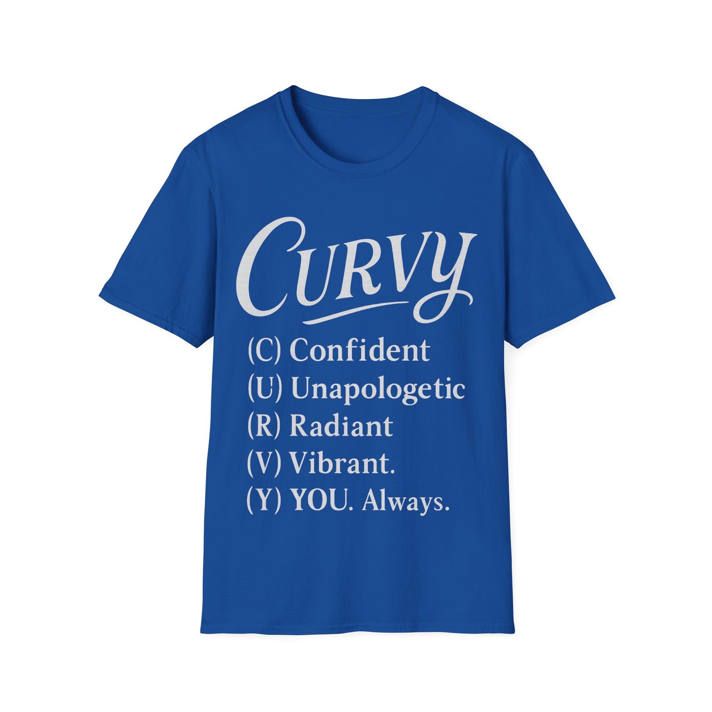 Curvy - spell it out T-Shirt