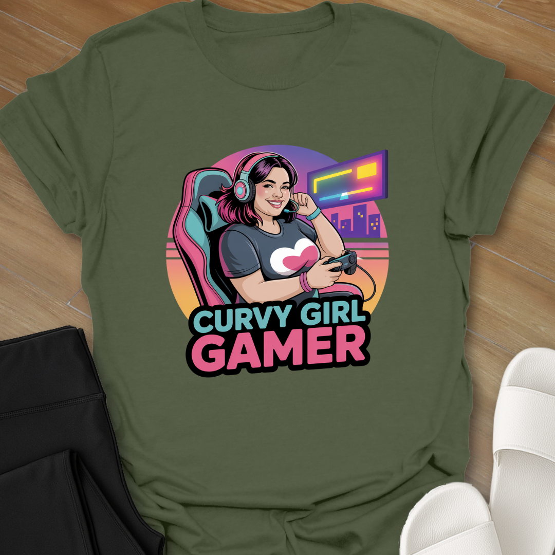Curvy Girl GamerT-Shirt