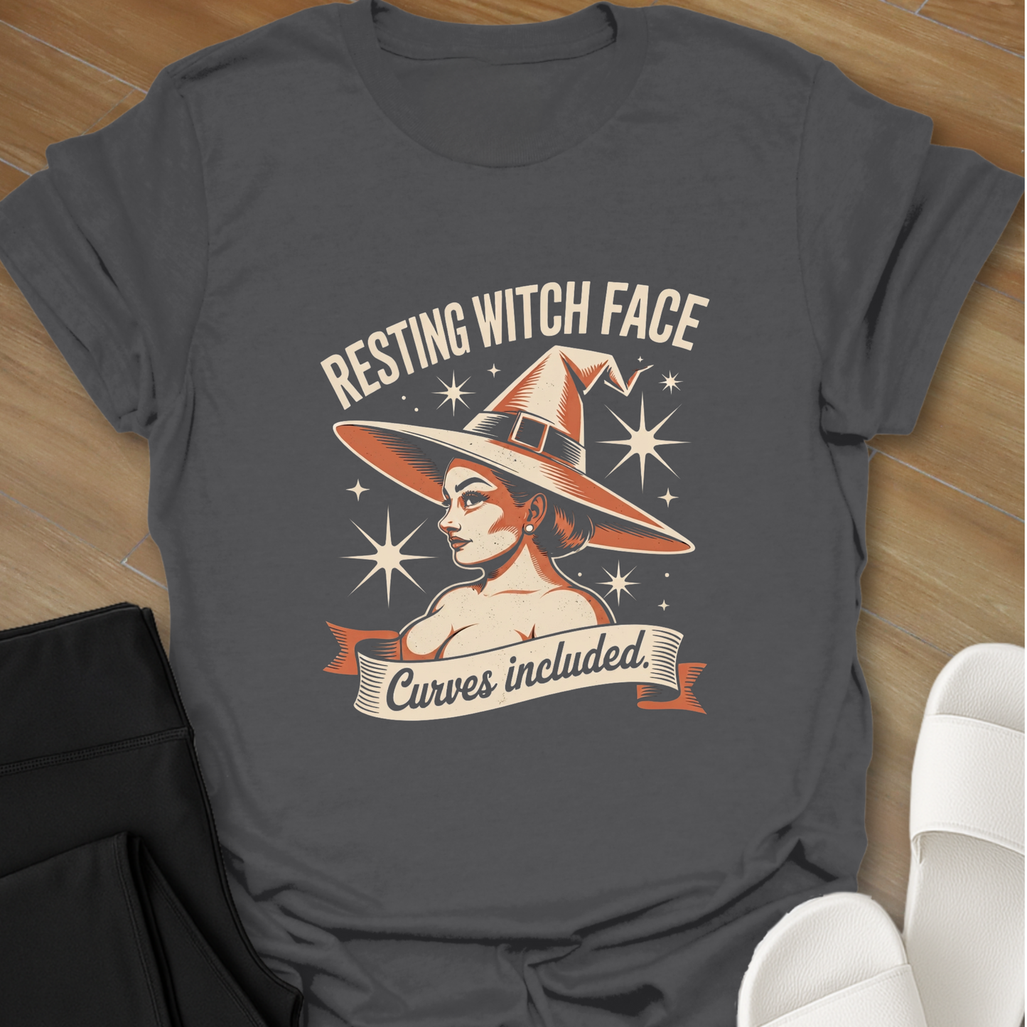 Resisting Witch Face T-Shirt