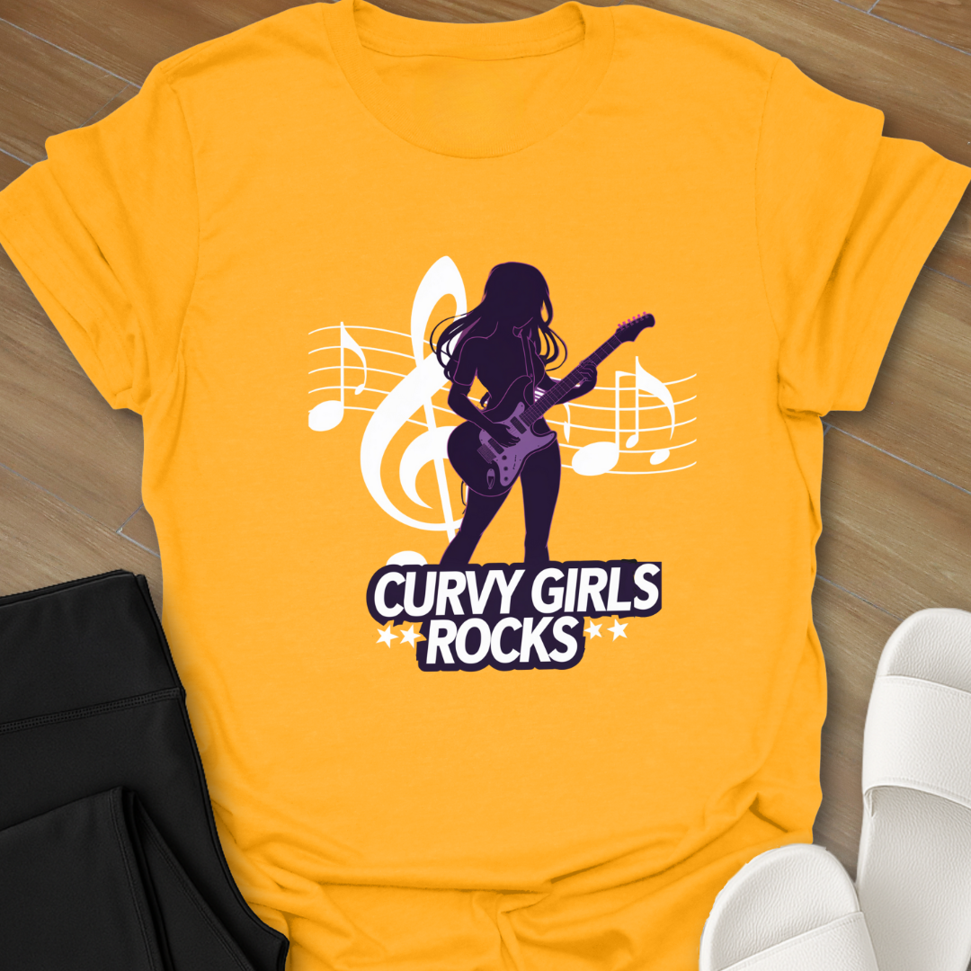 Curvy Girls Rocks T-Shirt