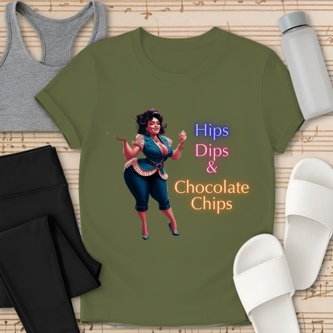 Hips, Dips, & Chocolate Chips T-Shirt
