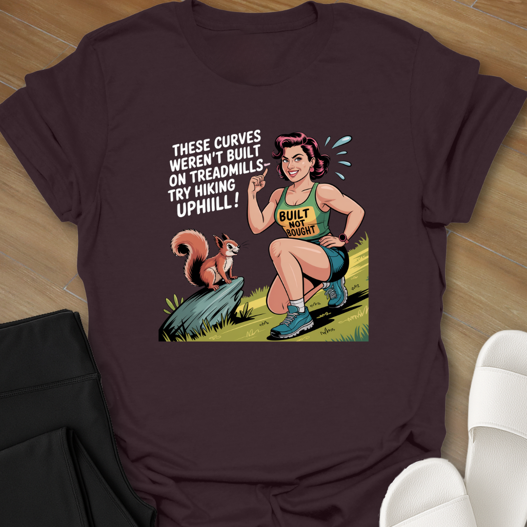 Curvy Girl Uphill Hiker T-Shirt