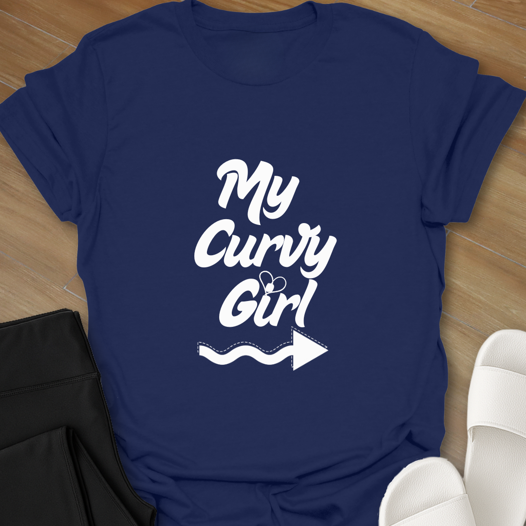 Curvy Girl Arrow T-Shirt