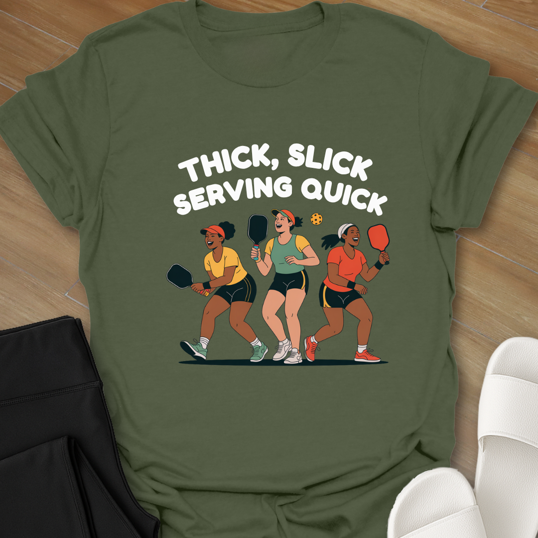 Pickleball: Serving Quick T-Shirt