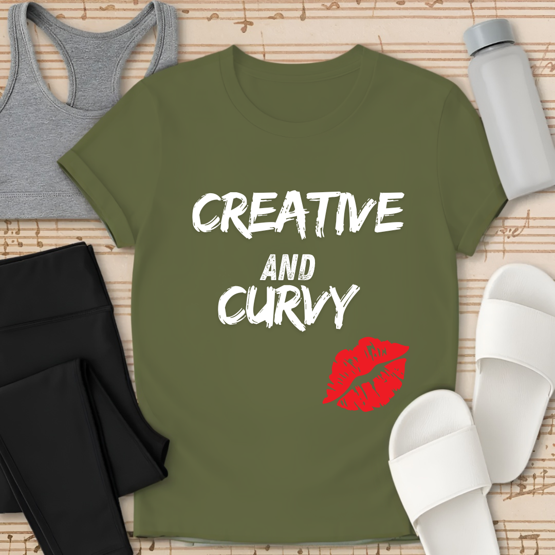 Creative and Curvy T-Shirt
