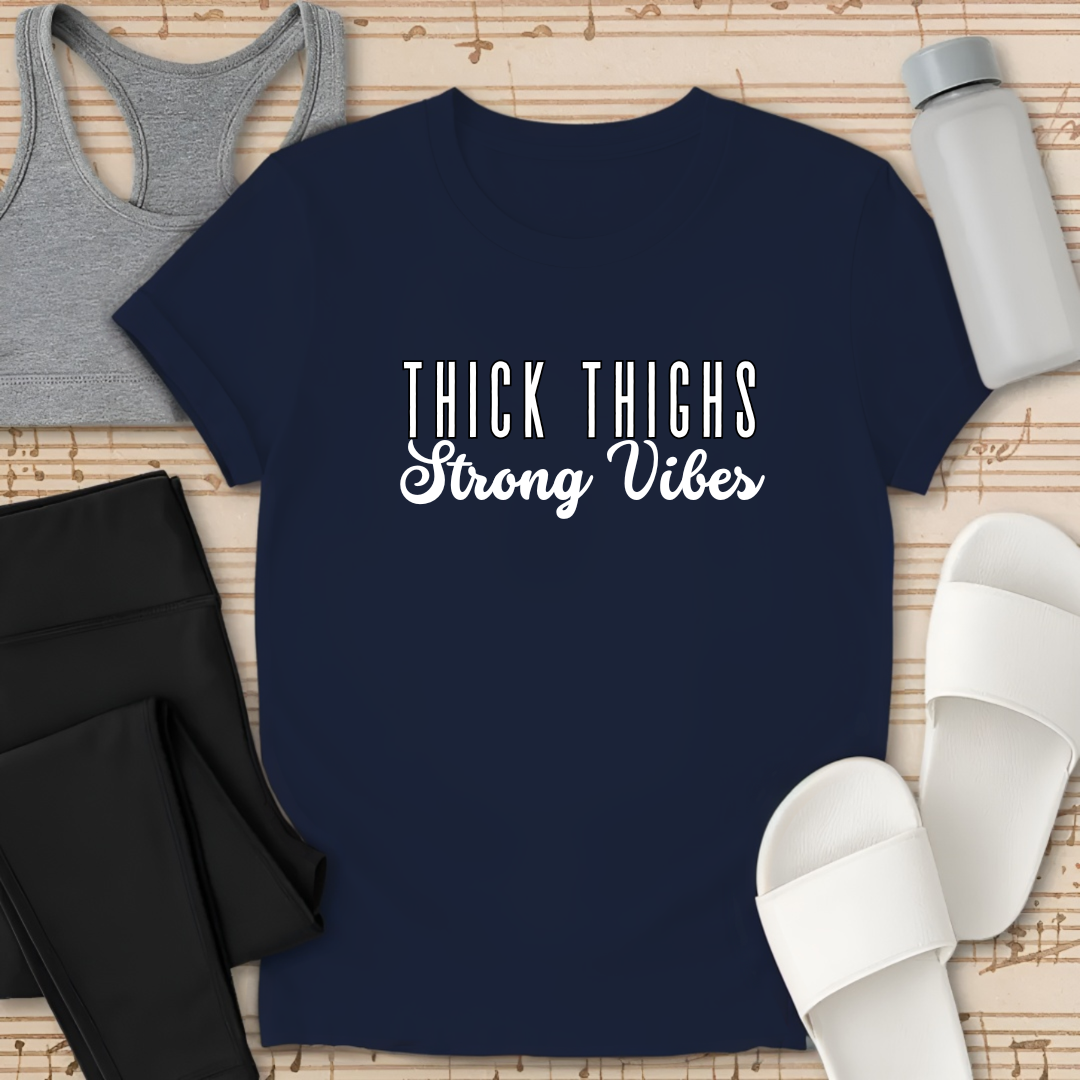 Thick Thighs Strong Vibes T-Shirt
