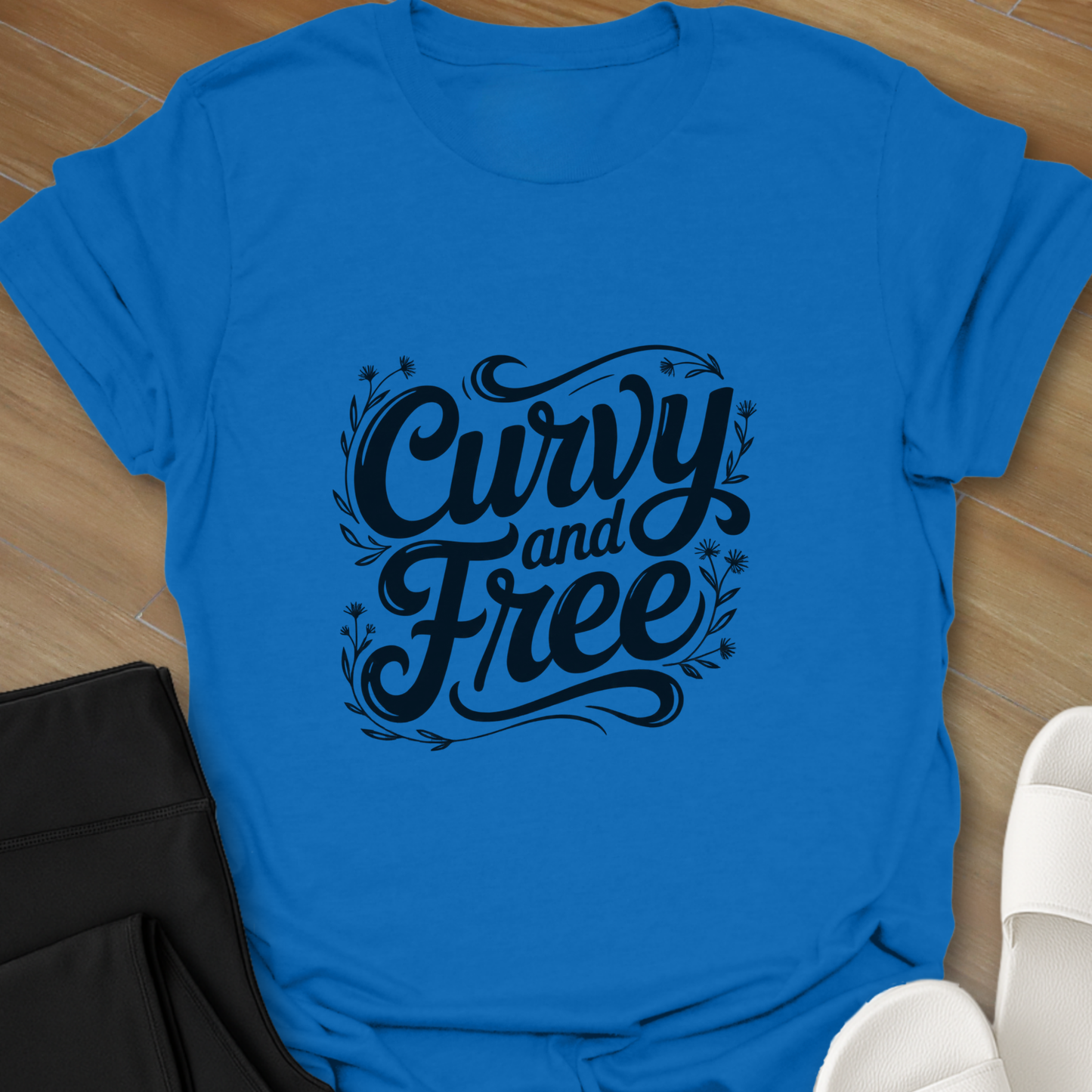 Curvy and Free T-Shirt